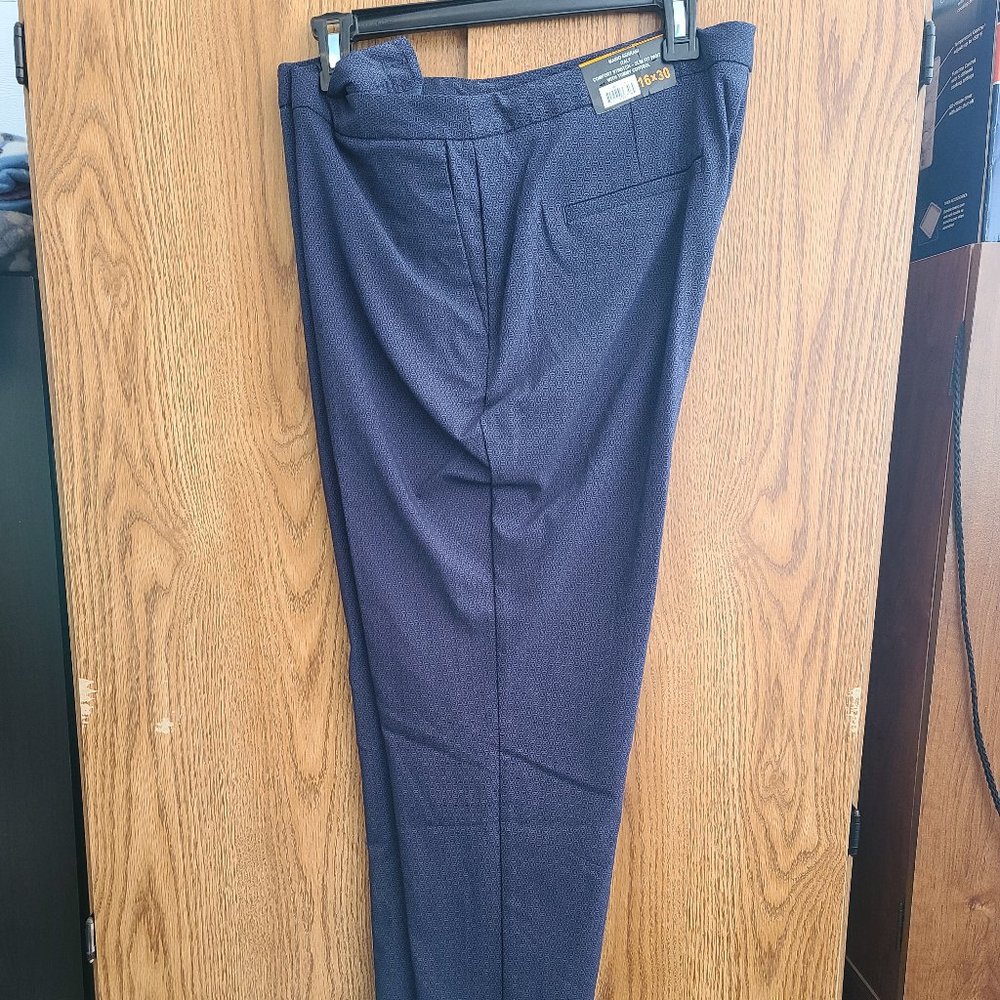 Mario Serrani Italy Comfort Stretch Slim Fit Pants 16x30